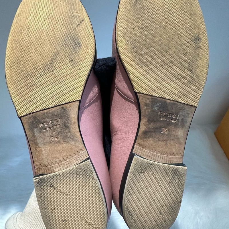 Gucci Gucci Horsebit Loafers in Soft Pink 0079 Size US 5 / EU 37 - 6 Thumbnail