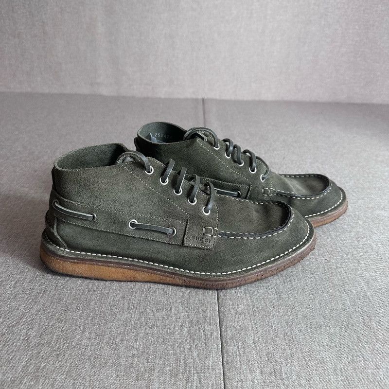Gucci Gucci Suede High Top Desert Boots 0079 Size US 8.5 / EU 41-42 - 7 Thumbnail