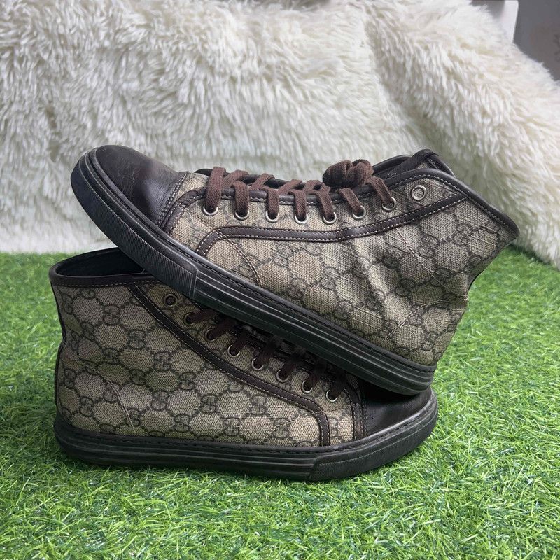 Gucci Gucci Monogram High-Top Sneakers 0079 Size US 8.5 / EU 41-42 - 8 Thumbnail