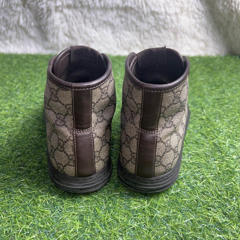 Gucci Gucci Monogram High-Top Sneakers 0079 Size US 8.5 / EU 41-42 - 3 Thumbnail