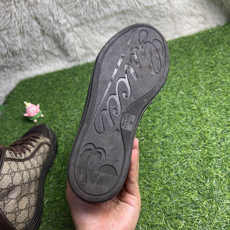 Gucci Gucci Monogram High-Top Sneakers 0079 Size US 8.5 / EU 41-42 - 6 Thumbnail
