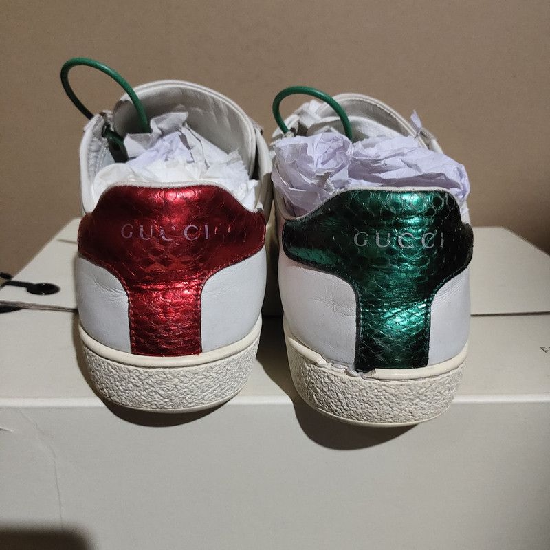 Gucci Gucci Ace Leather Fashion Sneakers for Men 0079 Size US 10 / EU 43 - 5 Thumbnail