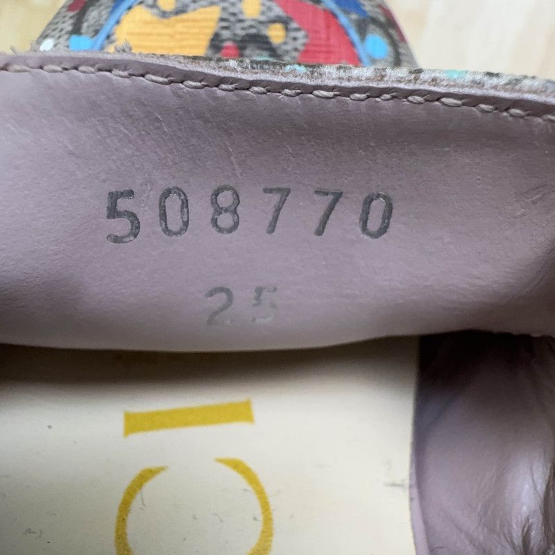 Gucci Gucci Colorful Star Pattern Children's Slippers 0079 Size US 5 / EU 37 - 5 Thumbnail