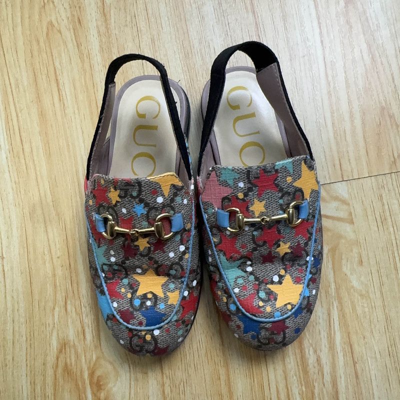 Gucci Gucci Colorful Star Pattern Children's Slippers 0079 Size US 5 / EU 37 - 2 Thumbnail