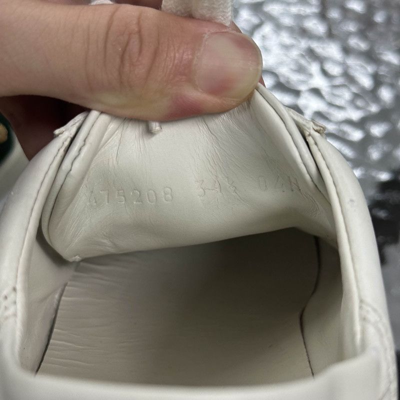Gucci Gucci Ace Leather Bee Low-Top Sneakers 0079 Size US 5 / EU 37 - 5 Thumbnail
