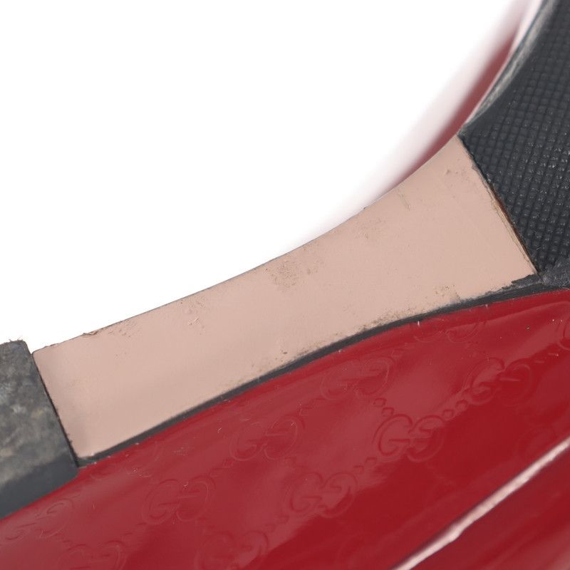 Gucci Gucci Red Peep-Toe Wedge Heels 0079 Size US 5 / IT 35 - 7 Thumbnail