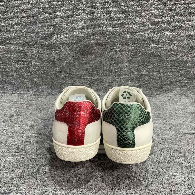 Gucci Gucci ACE Leather Embroidered Sneakers for Women 0079 Size US 4.5 / IT 34.5 - 3 Thumbnail