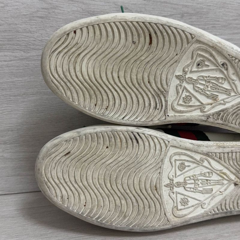 Gucci Gucci Ace Embroidered Fashion Sneakers for Women 0079 Size US 5 / IT 35 - 6 Thumbnail