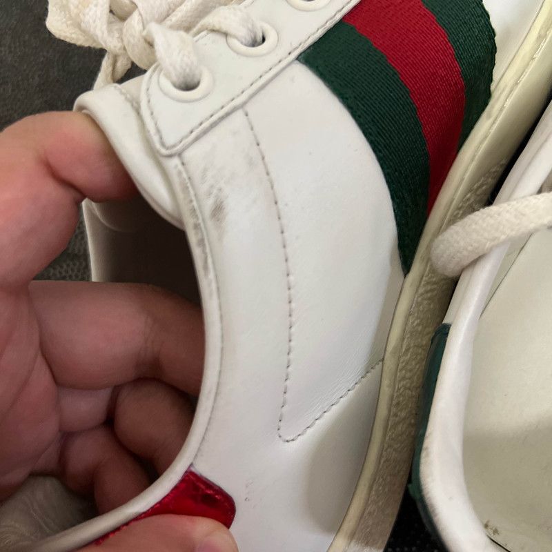 Gucci Gucci ACE Embroidered Fashion Sneakers for Women 0079 Size US 5 / IT 35 - 12 Thumbnail
