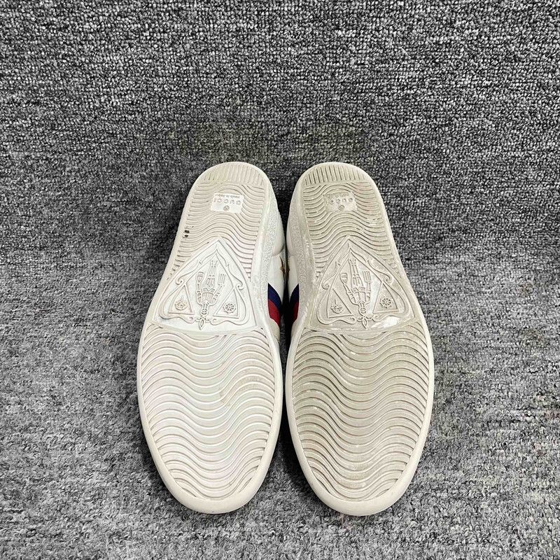 Gucci Gucci Ace Bee and Star Low-Top Sneakers 0079 Size US 8 / IT 38 - 4 Thumbnail