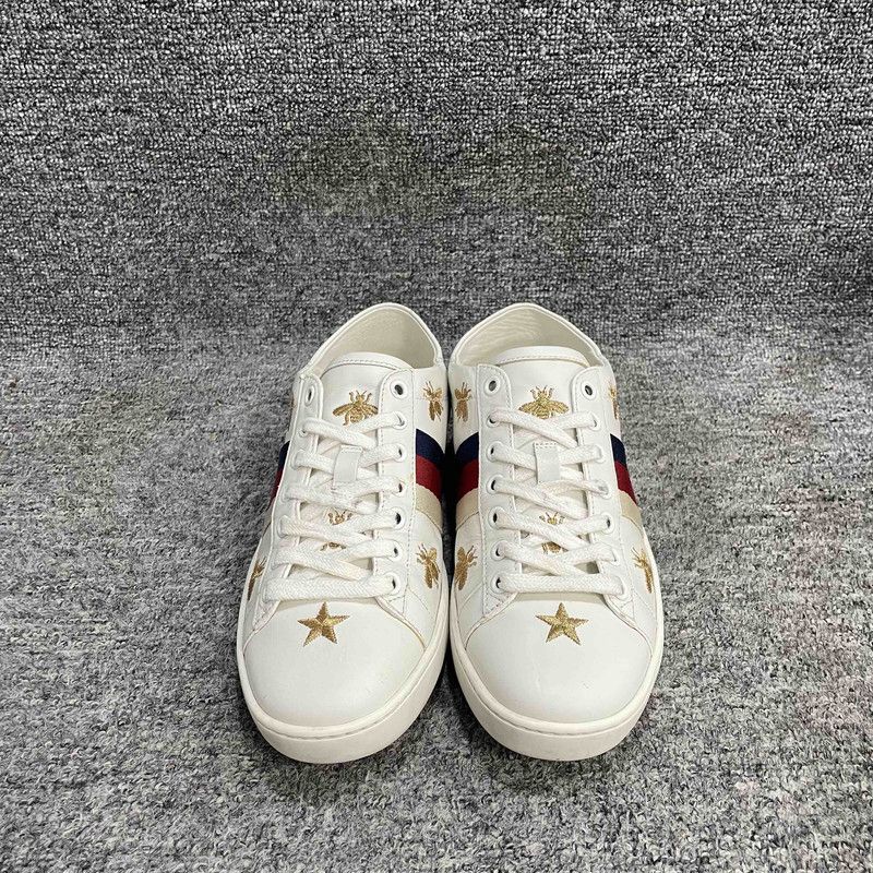 Gucci Gucci Ace Bee and Star Low-Top Sneakers 0079 Size US 8 / IT 38 - 2 Thumbnail