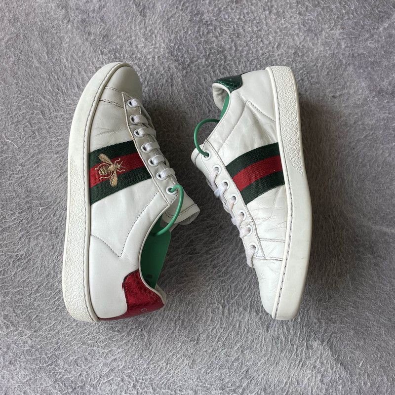 Gucci Gucci ACE Embroidered Sneakers for Women 0079 Size US 5 / IT 35 - 6 Thumbnail