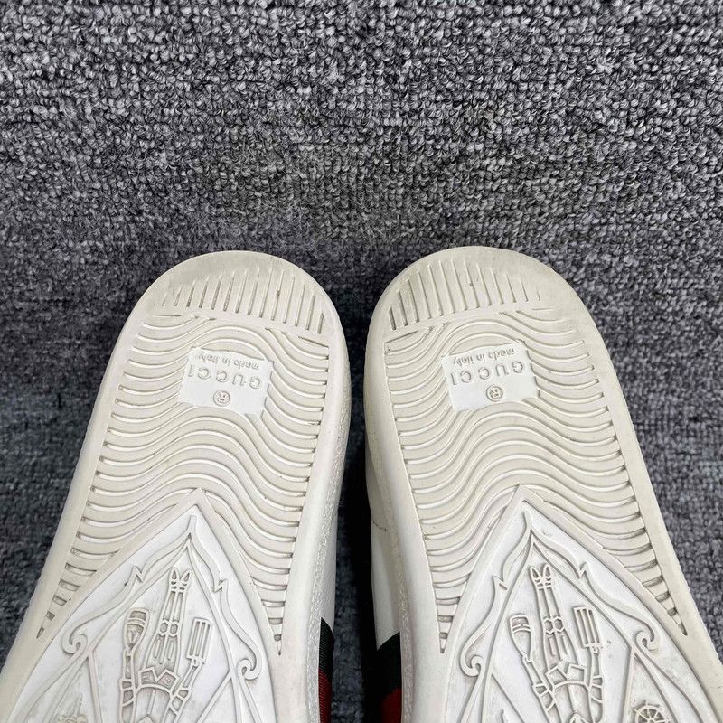 Gucci Gucci Ace Embroidered Fashion Sneakers for Women 0079 Size US 6.5 / IT 36.5 - 17 Thumbnail
