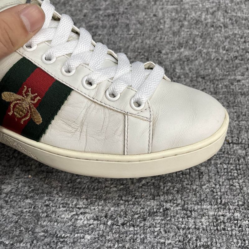 Gucci Gucci Ace Embroidered Fashion Sneakers for Women 0079 Size US 6.5 / IT 36.5 - 6 Thumbnail