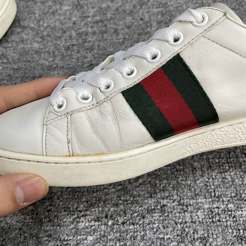 Gucci Gucci Ace Embroidered Fashion Sneakers for Women 0079 Size US 6.5 / IT 36.5 - 7 Thumbnail