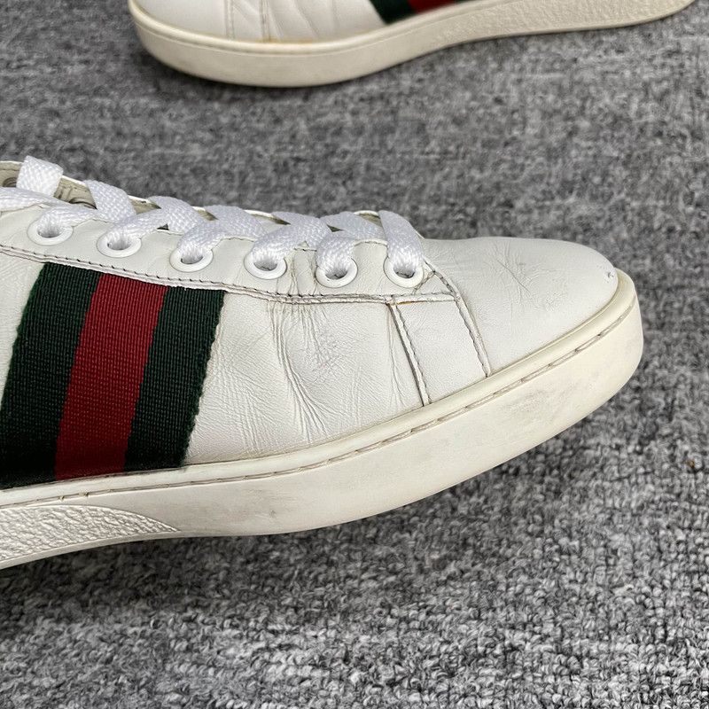 Gucci Gucci Ace Embroidered Fashion Sneakers for Women 0079 Size US 6.5 / IT 36.5 - 8 Thumbnail