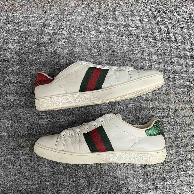 Gucci Gucci Ace Embroidered Fashion Sneakers for Women 0079 Size US 6.5 / IT 36.5 - 12 Thumbnail