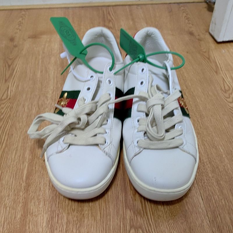 Gucci Gucci Ace Embroidered Fashion Sneakers for Women 0079 Size US 5 / IT 35 - 2 Thumbnail