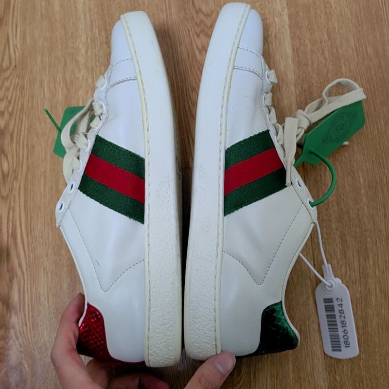 Gucci Gucci Ace Embroidered Fashion Sneakers for Women 0079 Size US 5 / IT 35 - 7 Thumbnail