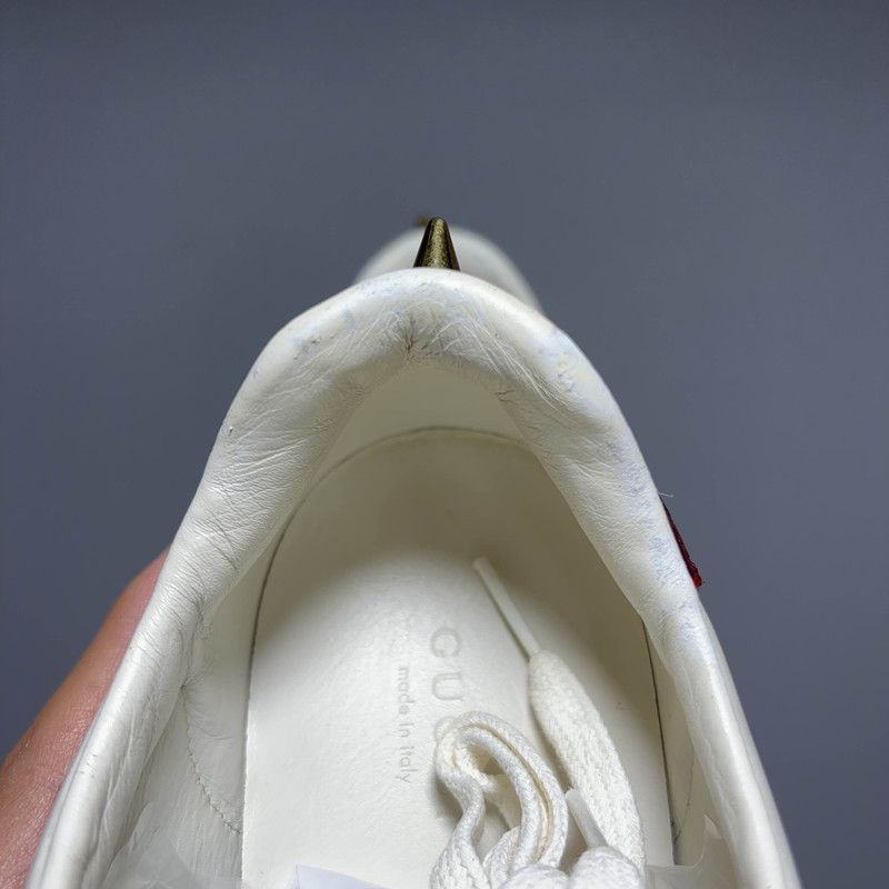 Gucci Gucci Ace Leather Studded Fashion Sneakers for Women 0079 Size US 6.5 / IT 36.5 - 6 Thumbnail