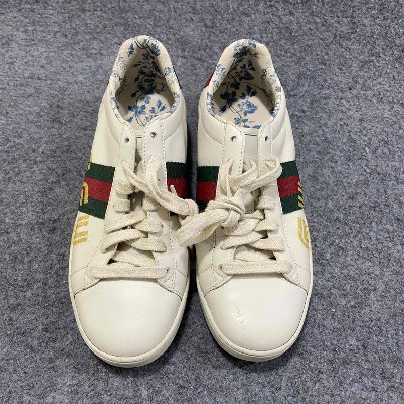 Gucci Gucci ACE Striped Low-Top Fashion Sneakers 0079 Size US 6.5 / IT 36.5 - 2 Thumbnail