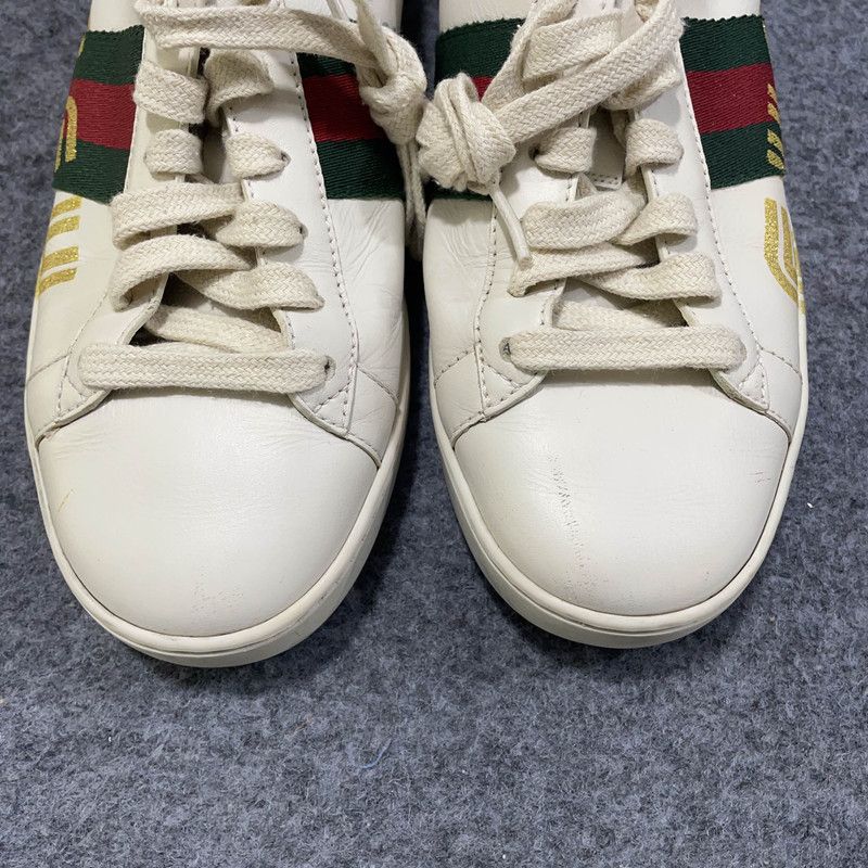 Gucci Gucci ACE Striped Low-Top Fashion Sneakers 0079 Size US 6.5 / IT 36.5 - 8 Thumbnail