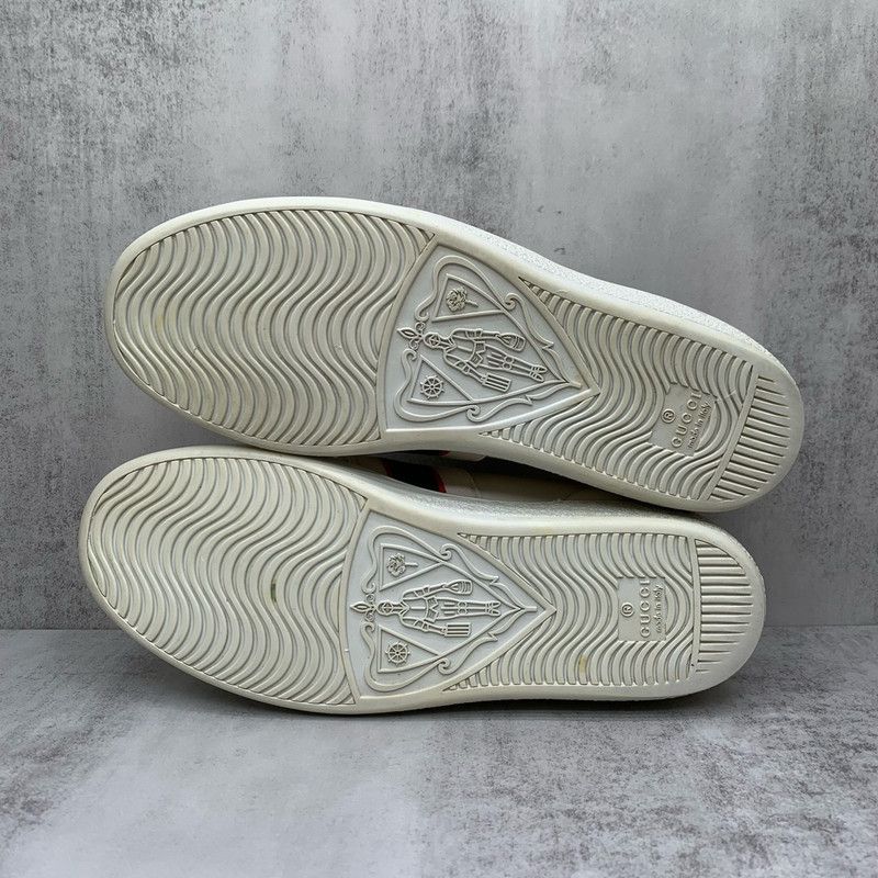 Gucci Gucci Ace Embroidered Lace-Up Fashion Sneakers 0079 Size US 6 / IT 36 - 4 Thumbnail