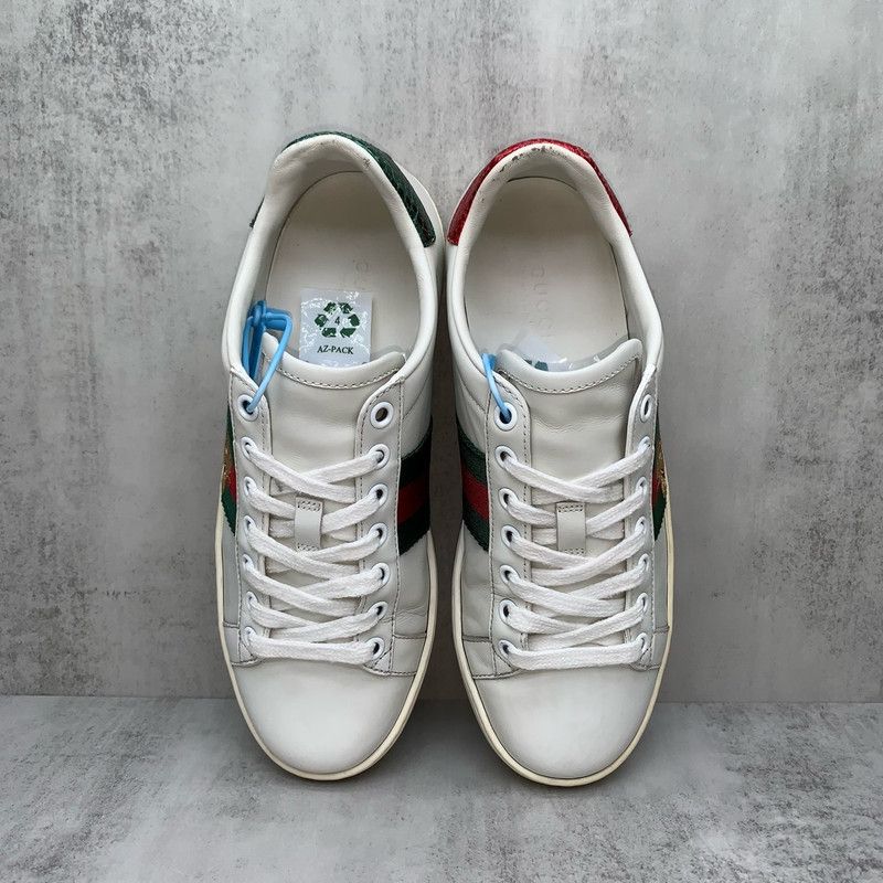 Gucci Gucci Ace Embroidered Fashion Sneakers for Women 0079 Size US 5 / IT 35 - 9 Thumbnail