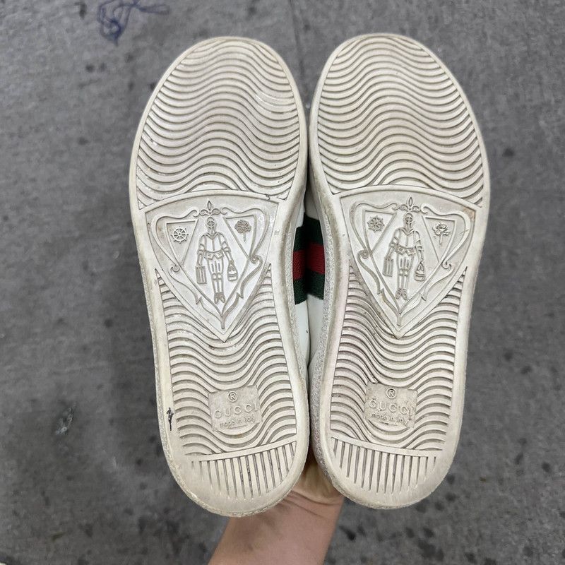 Gucci Gucci Ace Low-Top Sneakers with Bee Design 0079 Size US 6 / IT 36 - 4 Thumbnail
