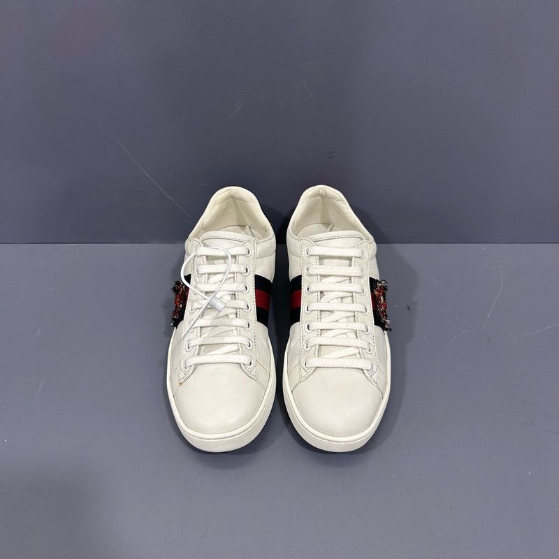 Gucci Gucci ACE Leather Casual Sneakers for Women 0079 Size US 4.5 / IT 34.5 - 2 Thumbnail