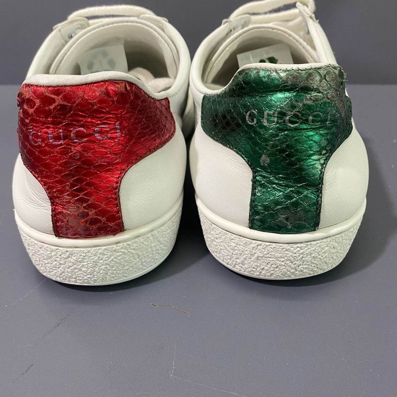 Gucci Gucci Ace Leather Pineapple Embroidered Sneakers 0079 Size US 8 / IT 38 - 6 Thumbnail