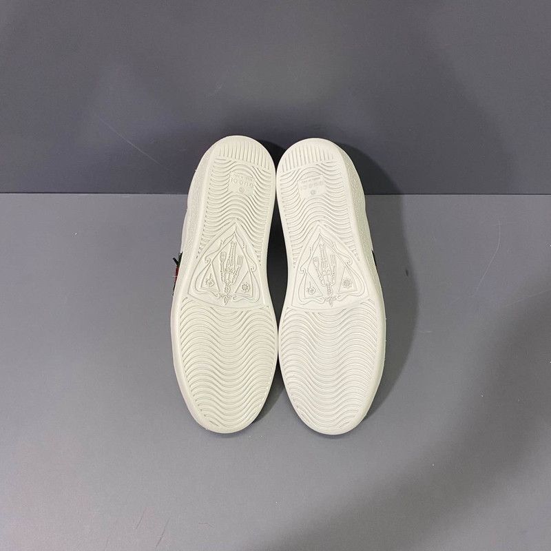 Gucci Gucci Ace Leather Pineapple Embroidered Sneakers 0079 Size US 8 / IT 38 - 4 Thumbnail