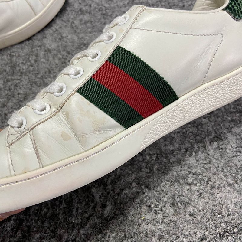 Gucci Gucci ACE Embroidered Fashion Sneakers for Women 0079 Size US 5 / IT 35 - 6 Thumbnail