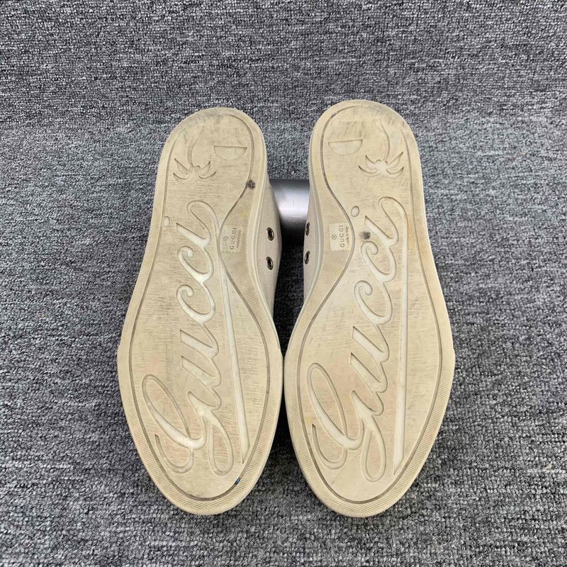 Gucci Gucci Beige Canvas GG Logo Low-Top Sneakers 0079 Size US 6 / IT 36 - 4 Thumbnail