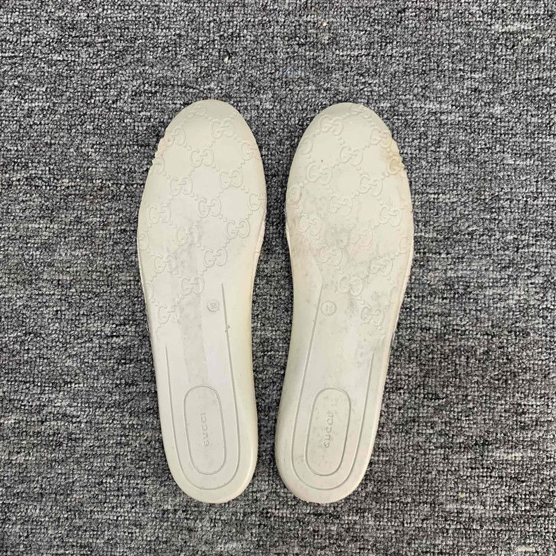 Gucci Gucci Beige Canvas GG Logo Low-Top Sneakers 0079 Size US 6 / IT 36 - 16 Thumbnail