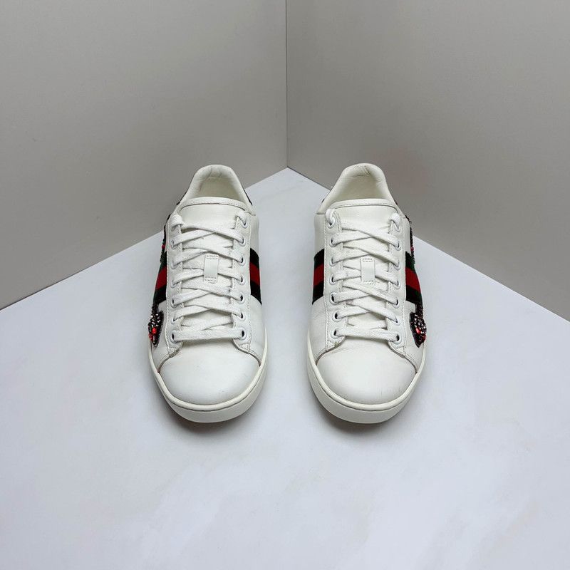 Gucci Gucci Ace Embroidered Fashion Sneakers for Women 0079 Size US 5 / IT 35 - 2 Thumbnail