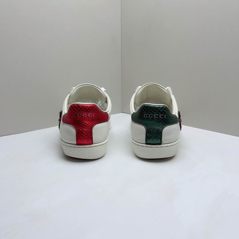 Gucci Gucci Ace Embroidered Fashion Sneakers for Women 0079 Size US 5 / IT 35 - 3 Thumbnail