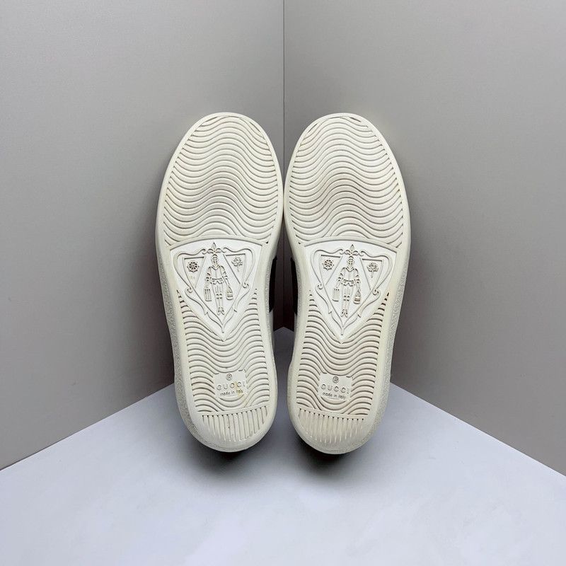 Gucci Gucci Ace Leather Sneakers with Cat Motif 0079 Size US 6.5 / IT 36.5 - 4 Thumbnail