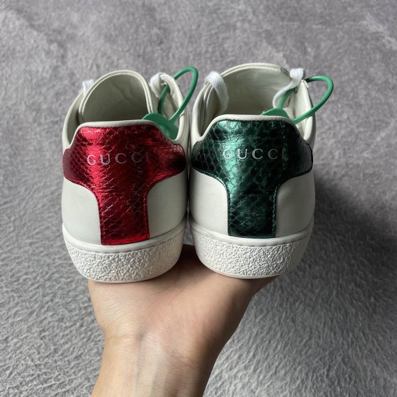 Gucci Gucci ACE Leather Pineapple Embroidery Sneakers 0079 Size US 8 / IT 38 - 3 Thumbnail