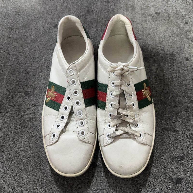 Gucci Gucci Ace Embroidered Fashion Sneakers 0079 Size US 6.5 / IT 36.5 - 2 Thumbnail