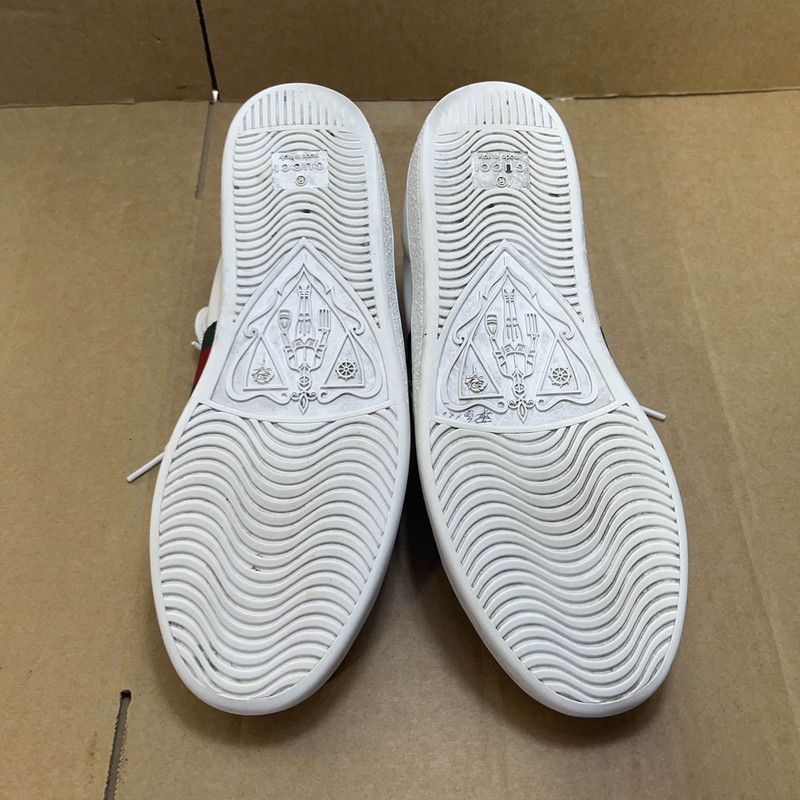 Gucci Gucci Ace Studded Fashion Sneakers for Women 0079 Size US 6.5 / IT 36.5 - 4 Thumbnail