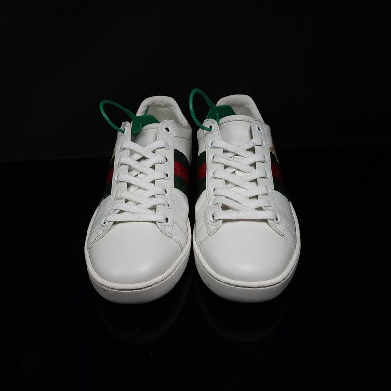 Gucci Gucci Ace Series Cat Embroidery Sneakers for Women 0079 Size US 5 / IT 35 - 2 Thumbnail