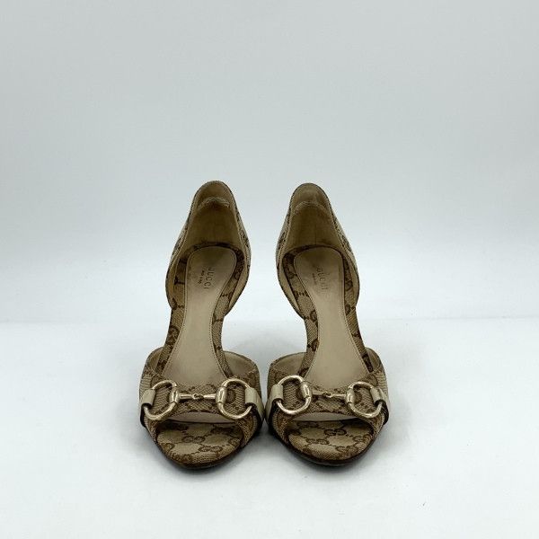 Gucci GUCCI Logo Embellished High Heels Sandals 0079 Size US 7.5 / IT 37.5 - 3 Thumbnail