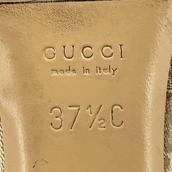 Gucci GUCCI Logo Embellished High Heels Sandals 0079 Size US 7.5 / IT 37.5 - 6 Thumbnail