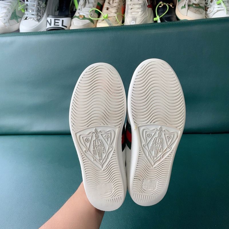 Gucci Gucci Ace White Fashion Sneakers for Women 0079 Size US 4.5 / IT 34.5 - 4 Thumbnail