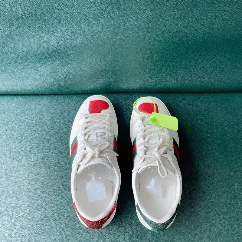 Gucci Gucci Ace White Fashion Sneakers for Women 0079 Size US 4.5 / IT 34.5 - 6 Thumbnail