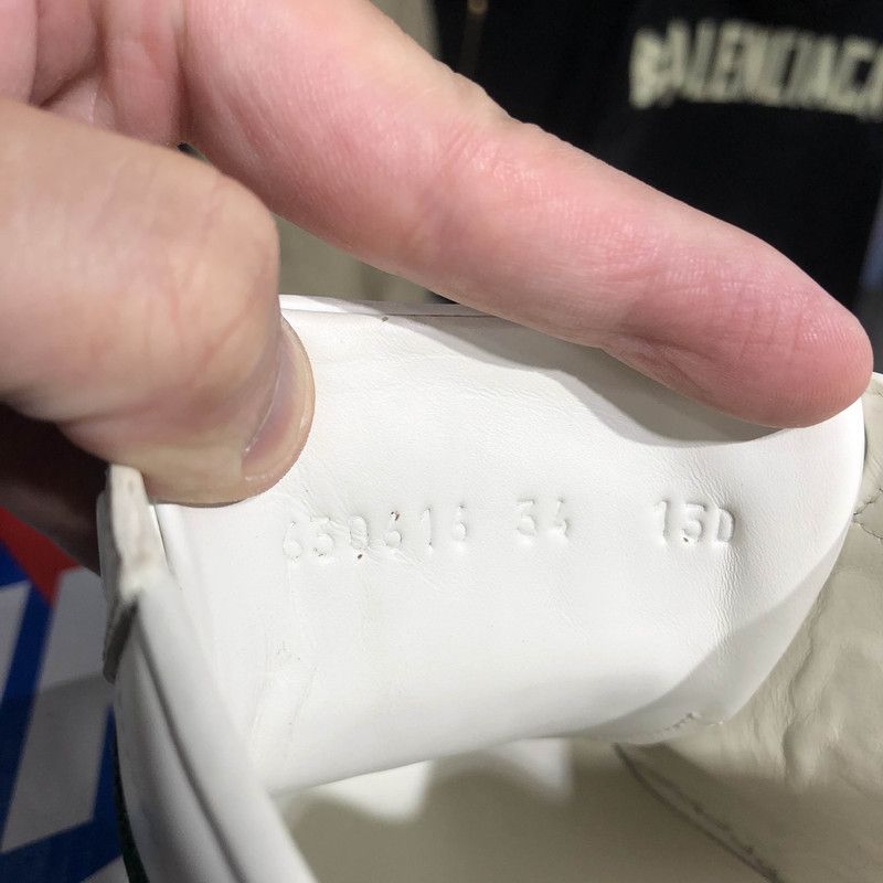 Gucci Gucci Ace Leather Sneakers with Cat Design 0079 Size US 5 / IT 35 - 5 Thumbnail