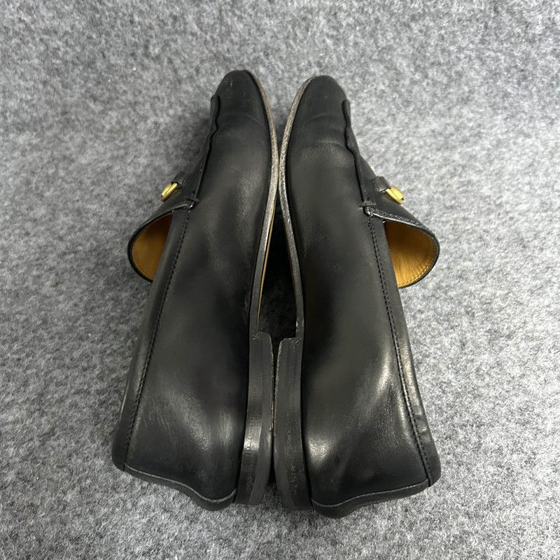 Gucci Gucci Jordaan Leather Loafers for Women 0079 Size US 5 / IT 35 - 8 Thumbnail