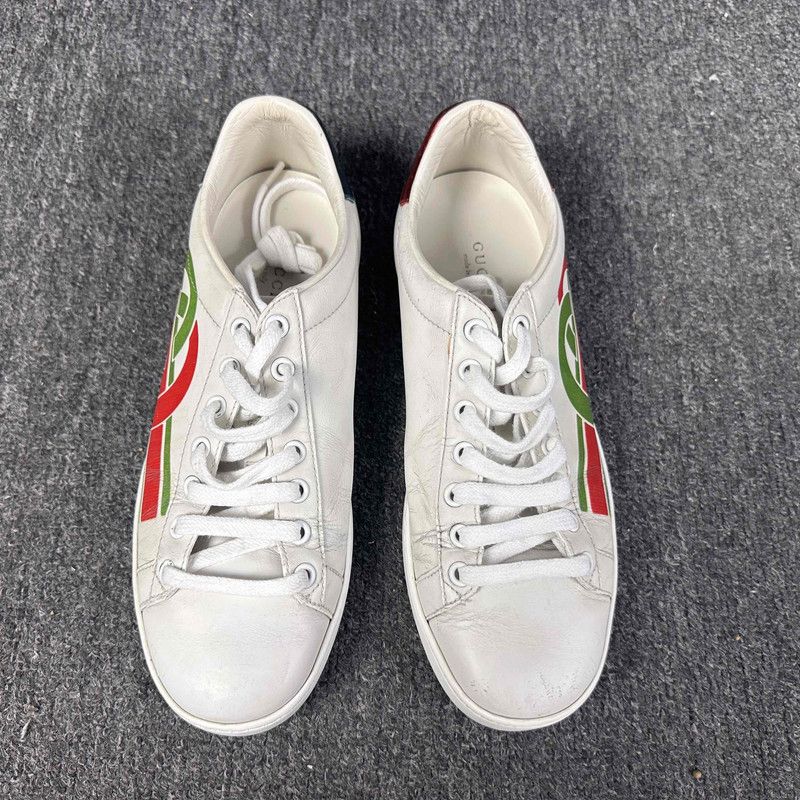 Gucci Gucci Ace Interlocking Low-Top Style Sneakers 0079 Size US 7.5 / IT 37.5 - 2 Thumbnail