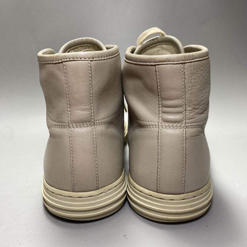Gucci Gucci Stylish Gray Leather High-Top Sneakers 0079 Size US 9 / IT 39 - 3 Thumbnail